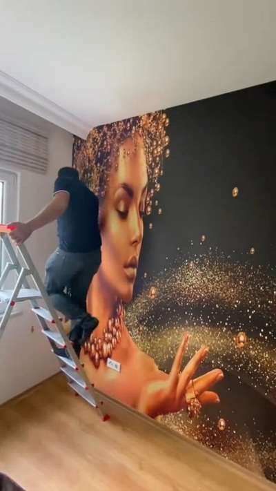 customised wallpaper installation 🤩✨🤩 wholesale price #viralvideo  #koloviral