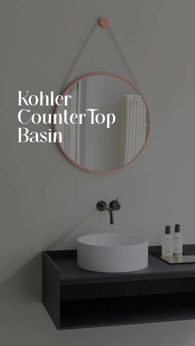 KOHLER COUNTER TOP BASIN
SERIES: CHALICE ROUND
FINISH: GLOSSY
SLEEK & CONTEMPORARY DESIGN, CIRCLE SHAPED CERAMIC ROUND VESSEL WITHOUT FAUCET HOLE.

 #Kohler #countertops #basin #sanitaryshopping #roundvessel #sleekedgedesigns #contemporary #kolobestprice #koloapp