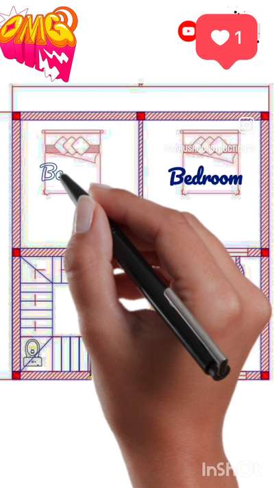 24x25 House plan Layout #trendig #HouseDesigns #FloorPlans