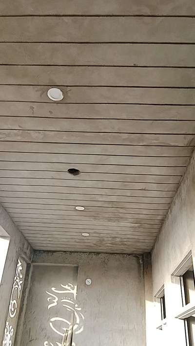 Balcony Design Cemented Pop Only for ₹30 Square Feet #popceiling #popwork #Designs