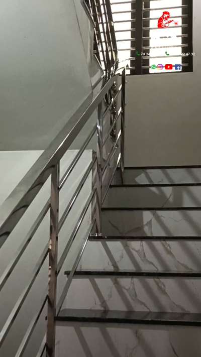 #SteelStaircase  #handrails