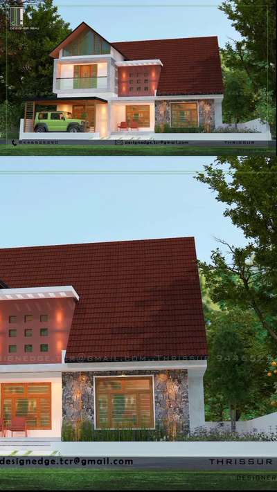 2511 square feet ല് 4 അറ്റാച്ച്ഡ് ബെഡ് റൂം വീട് കാണാം

 #modernhouses  #4bedroomhouseplan