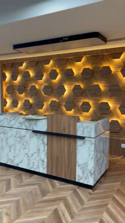 Office reception design  #InteriorDesigner