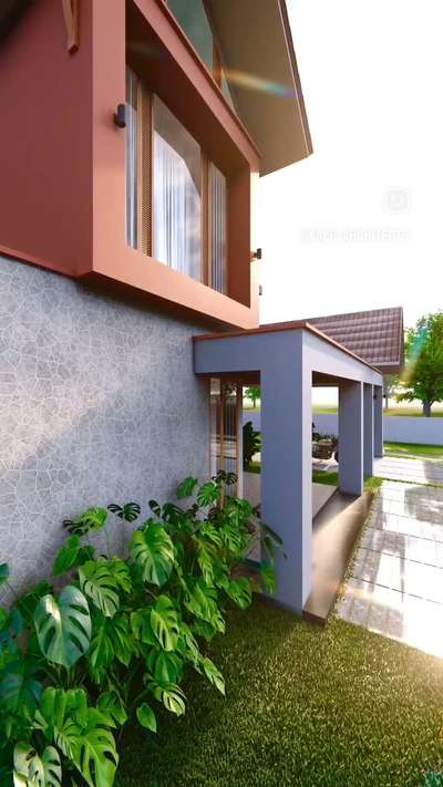 architecture  #3Delevation  #walkthrough  #4bhk  #LargeBalcony  #SlopingRoofHouse  #HomeDecor  #Malappuram  #calicut  #Kannur