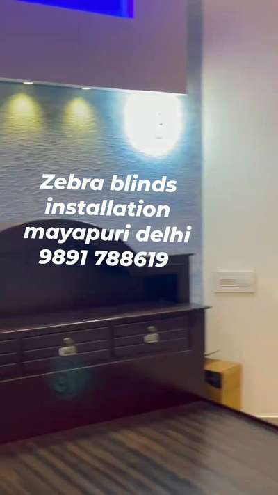 how to install blackout zebra blinds// mayapuri delhi contact number 9891 788619