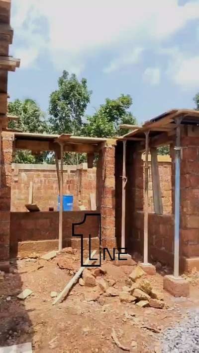 Work in progress Site@  കൂത്തുപറമ്പ്  # Lintel shuttering  #concreteconstruction  #concreteconstruction  #reinforcementwork