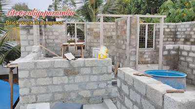 #renovation#site@valiyaparambu #first floor brick work#
