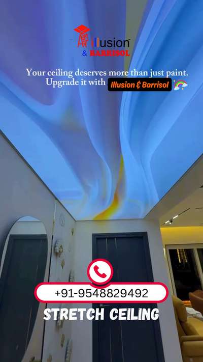 Your ceiling deserves more than just paint…
It deserves a transformation.
Illusion & Barrisol Stretch Ceiling
Pan India Service Available
Starting at just ₹350/sqft
Designed to impress. Built to last.
#stretchceiling #luxuryinteriors #homeupgrade #interiordesignindia #modernhomes #ceilingdesign #dreamhome #reelsindia #viralreels #exploremore