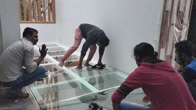 glass floor
residential project