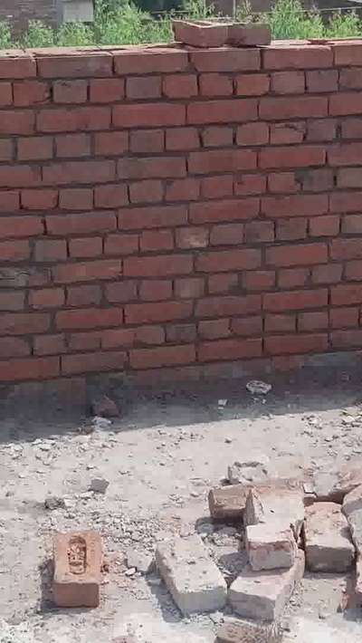 parapet wall brick work #