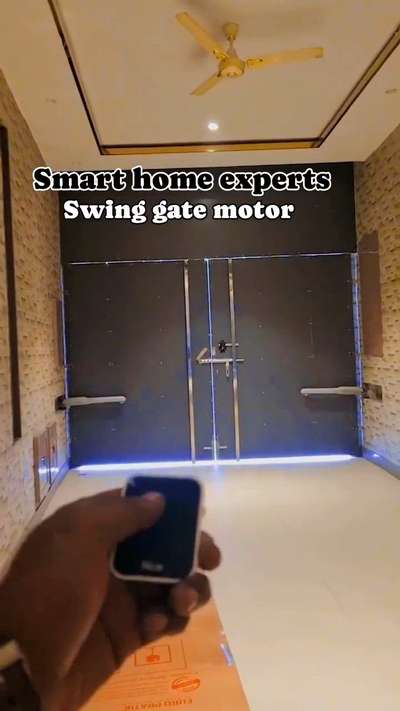 Smart swing gate  #motrized swing gate