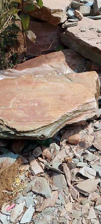 Cascade with natural stone work in progress #cascadedesign #waterbody