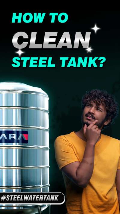 Steel tanks can be easily cleaned.