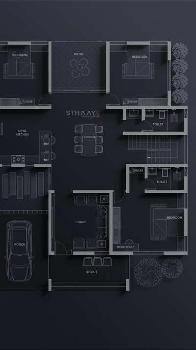 Your dream home, within reach! Our 3BHK budget home floor plan makes luxury living affordable.