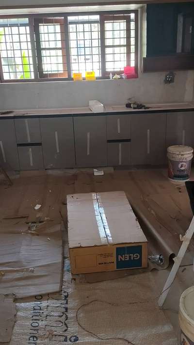 Nanowhite kichen slab  #nanowhite #KitchenIdeas #kichendesign #flooring_tiles #tileswork