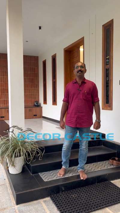 finished site at Thrissur #KitchenInterior  #LUXURY_INTERIOR #modularwardrobe #hallpartition