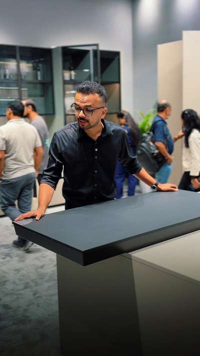 Transform Your Kitchen Island with Atim Twice Top 👍
Spotted at Indiawood Exhibition, the Atim Twice Top mechanism turns a simple kitchen island into a smart, expandable workspace. With a smooth lateral or diagonal extension, it instantly creates a breakfast counter or dining table—whenever you need it.
Silent movement, solid build, and seamless integration make it perfect for modern minimalist homes.
Ideal for compact spaces, studio apartments, and premium modular kitchens where every inch matters.

#smartfurniture  #spacesavingdesign  #modernkitchenideas  #luxuryinteriorsindia  #modularkitchendesign  #smallspacesolutions  #interiordesignindia  #KitchenIslandIdeas #premiumliving  #homeinnovation