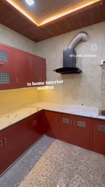 ts home interior PVC ceiling wall and aluminium kichan  # #