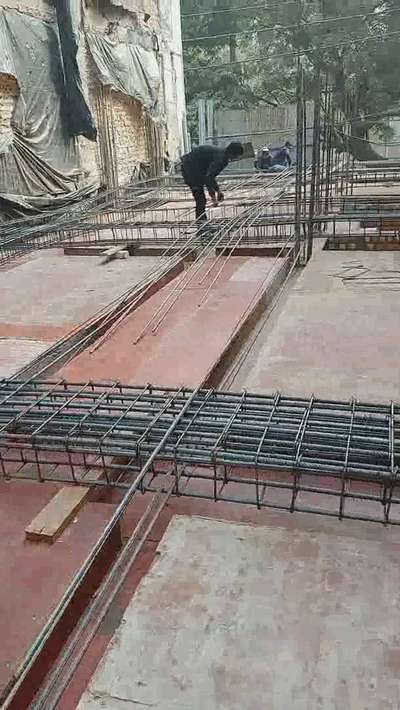 Beam Reinforcement arrangements mode
 # civil work.
 # slab casting