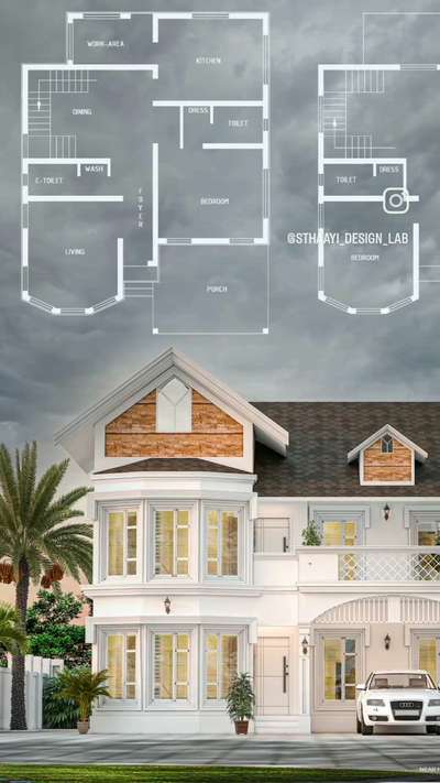 Beautiful Home Exterior with plan 🏠🏡3BHK 🏕🏠Design: @sthaayi_design_lab 
.
.
.
.
.

.
.
.
.
.
.
#khd #keralahomedesigns
#keralahomedesign #architecturekerala #keralaarchitecture #renovation #keralahomes #interior #interiorkerala #homedecor #landscapekerala #archdaily #homedesigns #elevation #homedesign #kerala #keralahome #thiruvanathpuram #kochi #interior #homedesign #arch #designkerala #archlife #godsowncountry #interiordesign #architect #builder #budgethome #homedecor