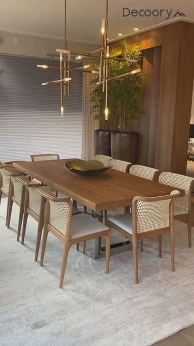 Elegant simplicity meets natural warmth ✨🍽️ | Modern wooden dining table for a timeless dining experience.
.
.
#woodenelegance #moderndining #interiorgoals #diningtable #homedecor #furnituredesign #minimaliststyle #handcrafted #naturalwood #diningroomdecor #decoory #decooryinteriors