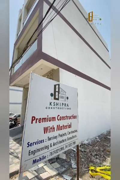 Recently completed project in indore on plot size of 750sqft with construction area of 2160sqft.