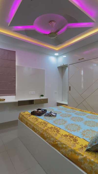 Bedroom Interior Design.. White Wardrobe with golden profile
Gypsum Ceiling with beautiful lights
Tv Cabinet & a king size bed

Opal Construction & Interior
Contact : 8319099875

#HouseRenovation #renovations #InteriorDesigner #KitchenInterior #WalkInWardrobe #MasterBedroom #BedroomDecor #KingsizeBedroom #BedroomIdeas #BedroomDesigns #ModernBedMaking #bedroominterio #wadrobedesign #WardrobeIdeas #SlidingDoorWardrobe #LargeKitchen #KitchenIdeas #KitchenCabinet #LargeKitchen #ModularKitchen #LivingRoomTVCabinet