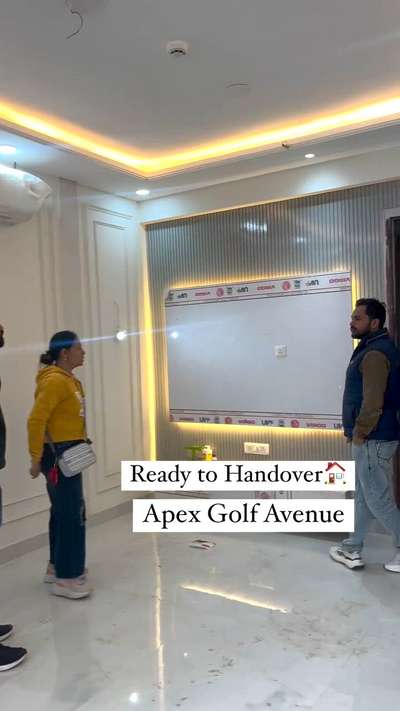 Last Checking…. Before Handover💐.                                                                      #apexgolfavenue #apexalphabetnoidaextension #capitalathina #apex #apexgolfavenue #apexalphabets #apexalphabets #interiordesign #NoidaExtension #turnkeyprojects