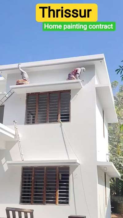 thrissur home painting contract  #thrissurinterior  #homepainting