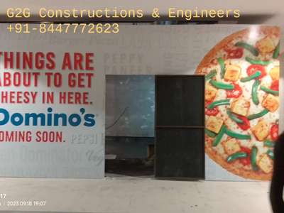 all finishing work  #dominospizza  #blockwork  #protection  #Plaster  #trendingdesign