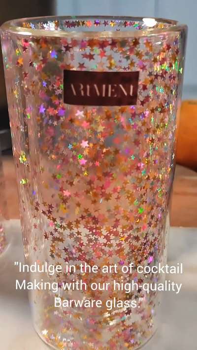 "Add a pop of fun to Your Drinks with the Colorful Confetti Double wall Glass"
#theartment #thebest #glaas #barware #drinkware #art#decorshopping