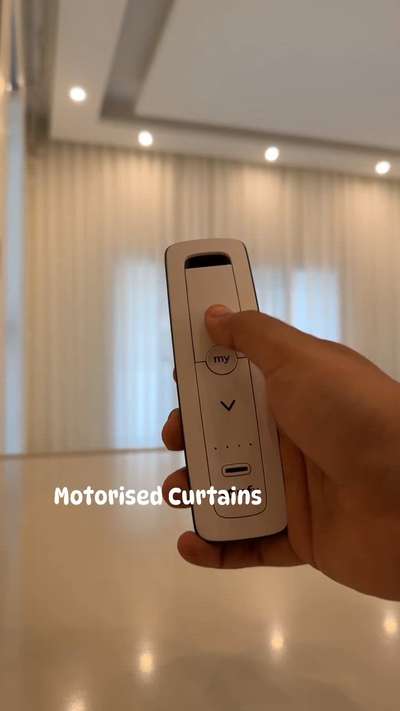 smart  #motorized curtains