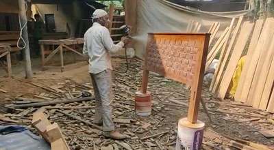 Final mat spray

work in progress🔥🔥🔥🔥
🪖🪖🪖🪖🪖
#futnituremanufacturing #furnitureanddiningtable
#futniture