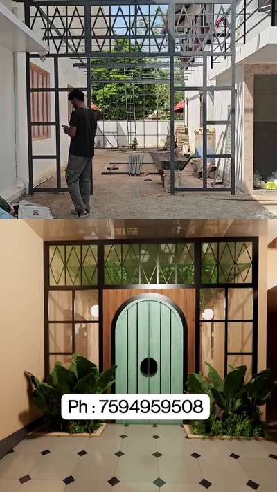 Diya Garden Party Area Work at #keezhattingal #rawshackarchitects
