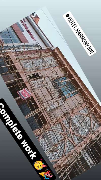 wooden sheet front elevation ACP sheet #