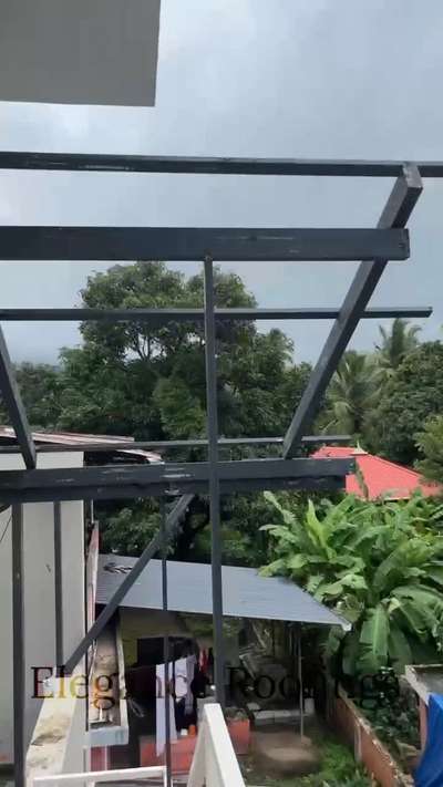 Sandwich Sheet Work & Poly Carbon sheet works  Completed @Palakkad 
 #RoofingIdeas  #MetalSheetRoofing  #Palakkad  #KeralaStyleHouse  #HouseConstruction