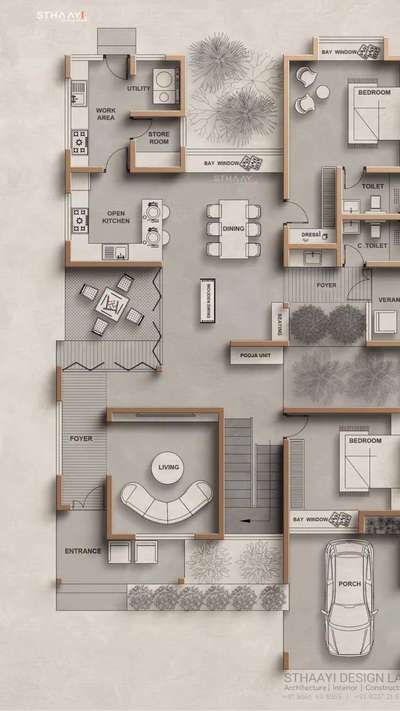 Where elegance meets functionality, a stunning home layout by Sthaayi Design Lab.
Spacious living, double bay windows, open kitchen, and serene courtyards, designed for a lifestyle beyond ordinary.

Follow @sthaayi_design_lab, Kerala’s most followed architectural firm, for more dream home inspirations!

#KeralaHomes #LuxuryHouseDesign #ModernFloorPlan #SthaayiDesignLab #1910
