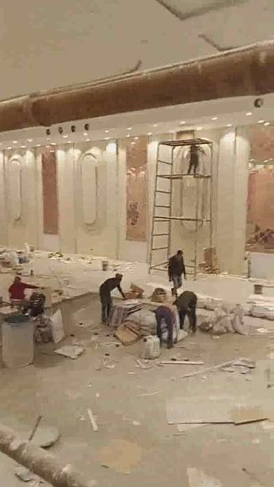 wallpaper installation banquet hall noida char murti