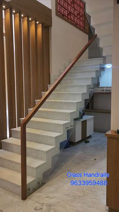 #GlassHandRailStaircase  #StaircaseDecors  #GlassStaircase  #HouseRenovation  #InteriorDesigner  #Architect  #glassworks  #new_home