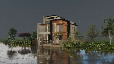 Residence at coimbatore #videorendering #rainyday  #lumion12