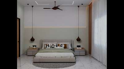 minimalistic themed bed room design