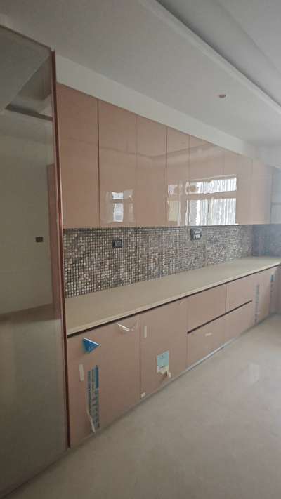 Recently executed kitchen in Faridabad  
 #KitchenIdeas  #ushapekitchen #WoodenKitchen