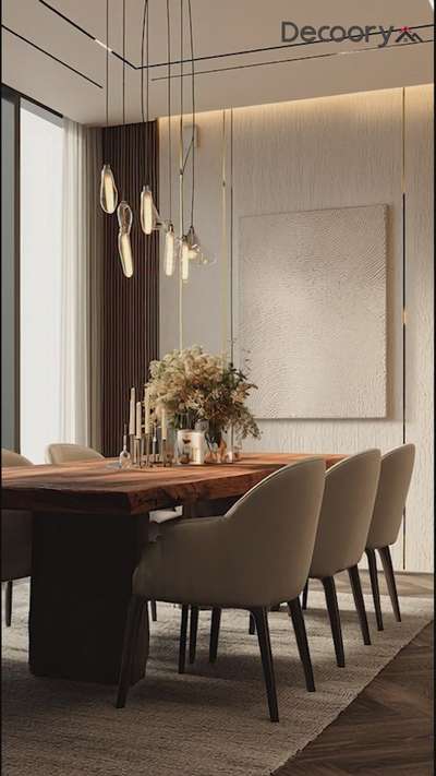 Modern Dining Room Perfection.
Where style meets comfort! A cozy yet elegant space designed for family moments and fine dining vibes.

For interior design ideas and customized solutions, contact Decoory Interiors
.
.
#moderndiningroom #diningroomdesign #interiordesign #homedecor #modernhome #diningroomideas #luxuryinteriors #interiorinspiration #decoory #decooryinteriors