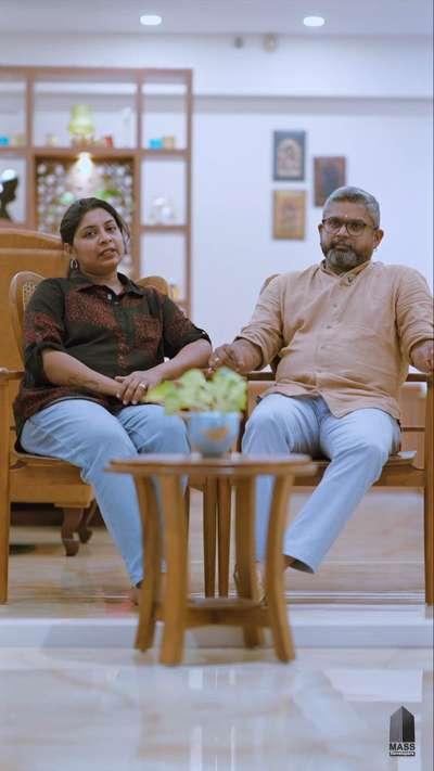 Thanks to Sreejith Sir & Keerthi
Ma'am for the kind words even after 3 years!
It was our pleasure designing your elegant 3BHK home at Choice Paradise, Tripunithura — South India's tallest residential tower.

A timeless blend of comfort, modern style, and fine craftsmanship by MASS Developers.