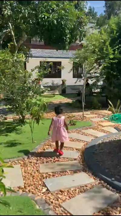 Artificial grass garden