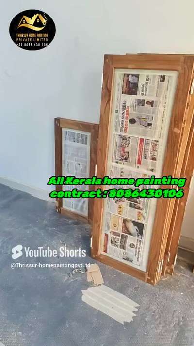 luxury home wooden pu Mrf polish
 #WallPutty #wood #woodpolishing #homepainting