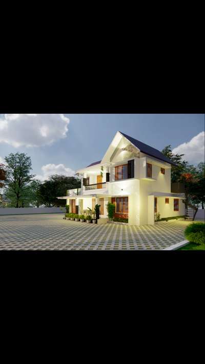 Every square foot tells a story ✨

12 സെന്റ് സ്ഥലത്ത് 2408 sqft ൽ തീർത്ത സ്വപ്നവീട് 🏡
 #architecturalvisualization design#smallplotdesign #housedesignskerala