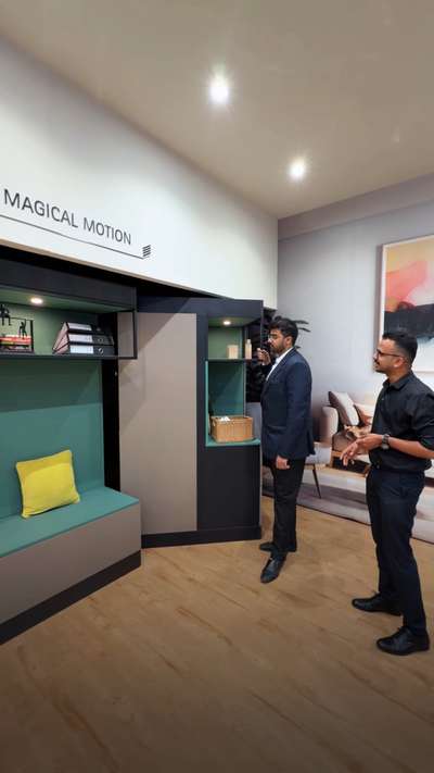 Rotating Wall Concept from IndiaWood Exhibition ✨
A glimpse into the future of interior design — the innovative Furn Spin concept spotted at IndiaWood Exhibition. This fully rotating wall system seamlessly transforms your living space into a functional kitchen within seconds.
Designed for modern living, it redefines how space is utilized by combining flexibility, technology, and luxury in one intelligent solution.
✔ Space-saving innovation
✔ Smart mechanical design
✔ Ideal for premium villas & modern apartments
✔ Perfect for compact luxury living
Move beyond traditional fixed layouts and embrace a dynamic space that adapts to your lifestyle—enhancing both aesthetics and functionality.
For those planning luxury homes in Kerala or beyond, this is the future of smart interiors.


#RotatingWall #furnspinmechanism  #IndiaWoodExhibition #futureinteriors  #luxuryinteriors #modernliving  #smarthomedesign #keralahomes  #interiorinnovations #fayizroomy