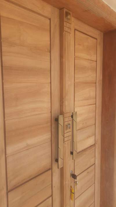simple double door  #Teak