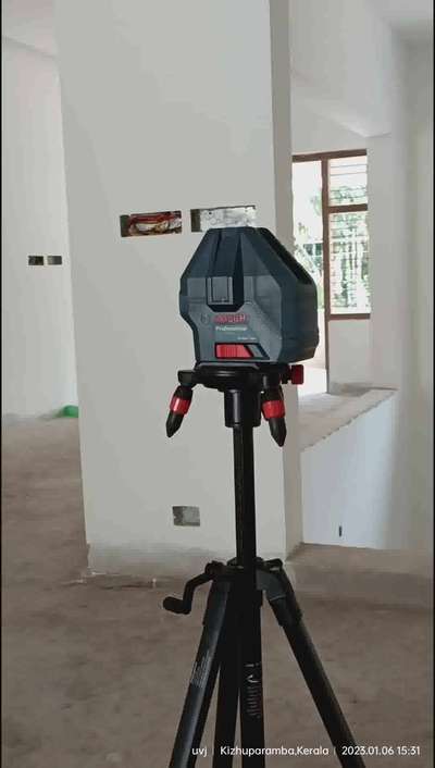 new site floor level measuring 
#laserlevel#tile #floorleveling